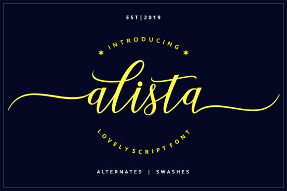 Alista Font: Modern Calligraphy for Web Design
