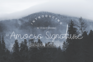 Amoera Signature: A Stylish Font for Editorial Design