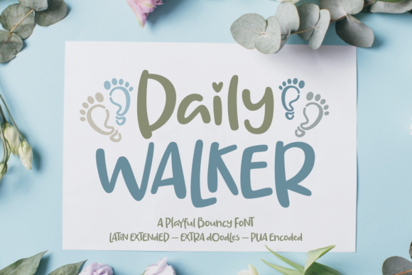Daily Walker Font: Playful Typography for Web Design