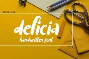 Delicia: A Fresh and Simple Typeface for Creative Branding