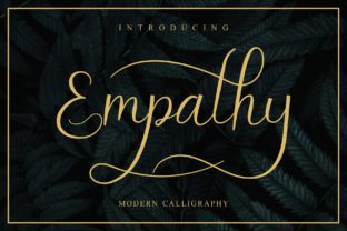 Empathy Font: Elegant Script Typography for Web Design