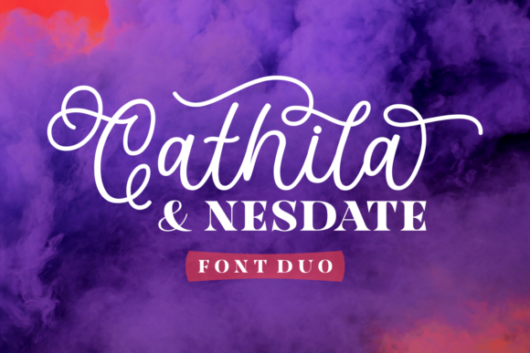 Enhance Your Brand with Cathila Nesdate Font Duo