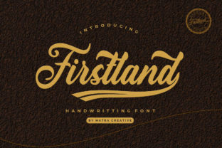 Firstland: The Handwritten Font for Unique Branding