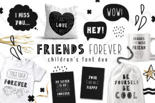 Friends Forever Duo Font Review: Handmade Charm for Branding