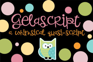 Gelascript Font: Playful Typography for Web Design