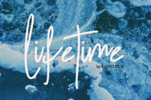 Lifetime Font: A Handwritten Script for Makers