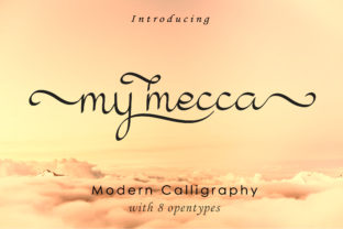 My Mecca Font: Modern Script for Small Business Branding