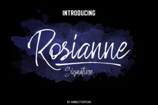 Rosianne Font Review: Bold Handwritten Style for Branding