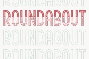 Roundabout: A Hand-Drawn Font for Creative Web Design