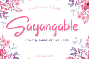 Sayangable Font: Elevate Your Small Business Branding