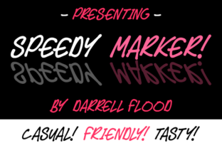 Speedy Marker Font: Bold Script for Editorial Design