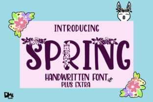 Spring Font: A Handwritten Typeface for Editorial Design