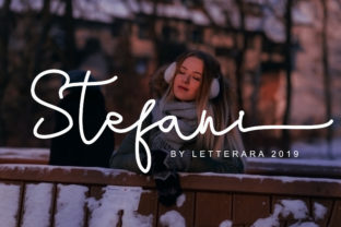Stefani Family: A Handwritten Font for Editorial Elegance