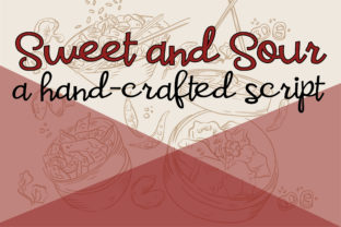 Sweet and Sour Font: Handcrafted Script for Makers
