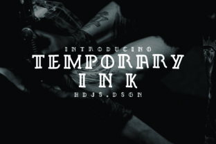 Temporary Ink Font: A Tattoo-Inspired Typeface for Branding