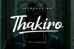 Thakiro Font: A Modern Script for Brand Identity