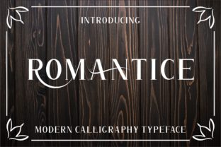 Unveiling Romantice: A Modern Typeface for Elegant Branding