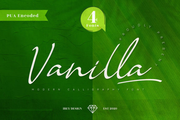Vanilla Family Font Review for Modern Campaign Design