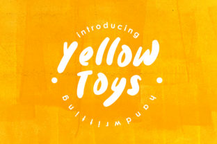 Yellow Toys Font: Bold Readability for Editorial Design